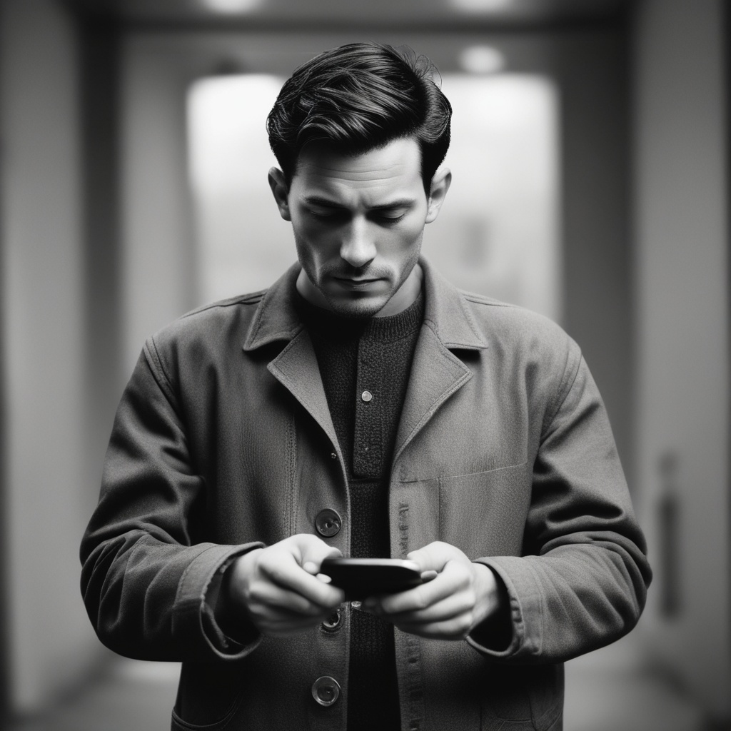 Person with phone in hand